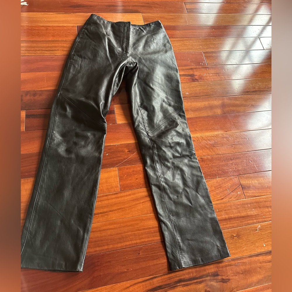Black Leather Pants